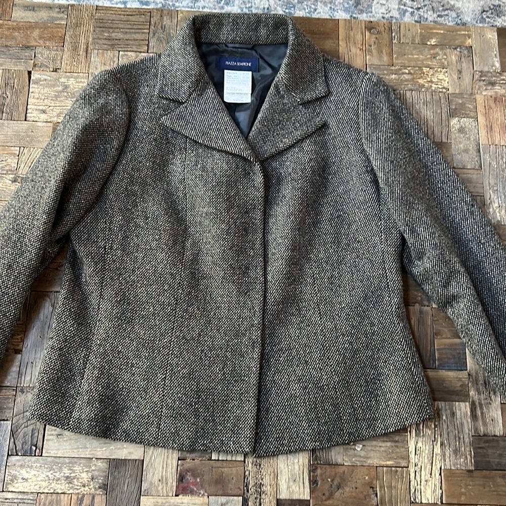 Piazza Sempione Italian Made Wool Blazer